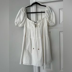 Zara White Dress
